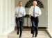Barack Obama and Joe Biden go jogging